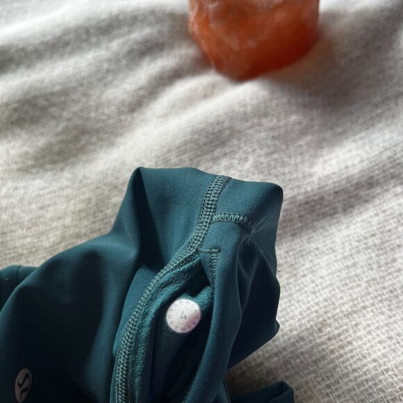 LULULEMON Wunder Under High-Rise Tight Teal *Mesh 28" - Picture 8 of 8